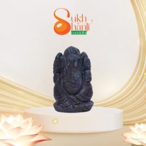 Ruby Ganesha 2 Inch: Exquisite Handcrafted Gemstone