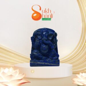 Lapis Ganesha Statue